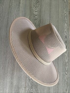 Light Pink Breathable Mesh Sun Hat - Men Accessories